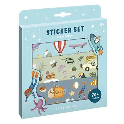 Little Dutch - Set de Autocolantes – Jim & Friends