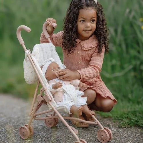 Flowers Butterflies doll stroller Little Dutch