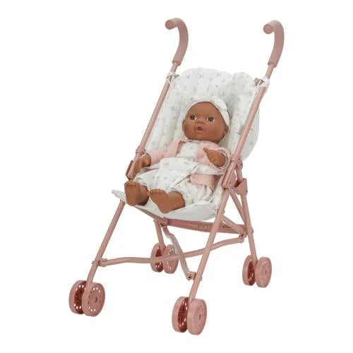 Flowers &amp; Butterflies doll stroller - Little Dutch