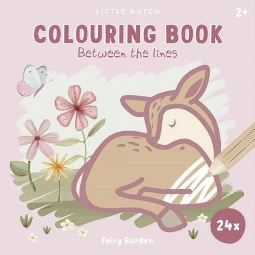 Little Dutch - Livro de Colorir Entre Linhas - Fairy Garden