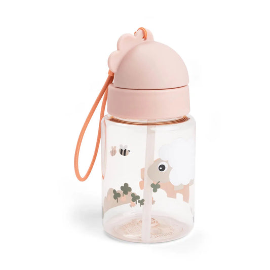 Done by Deer - Garrafa com Palhinha Tiny Farm Powder 280ml