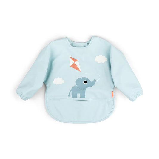 Done by Deer - Bib de Manga Comprida com Bolsos Playground Blue