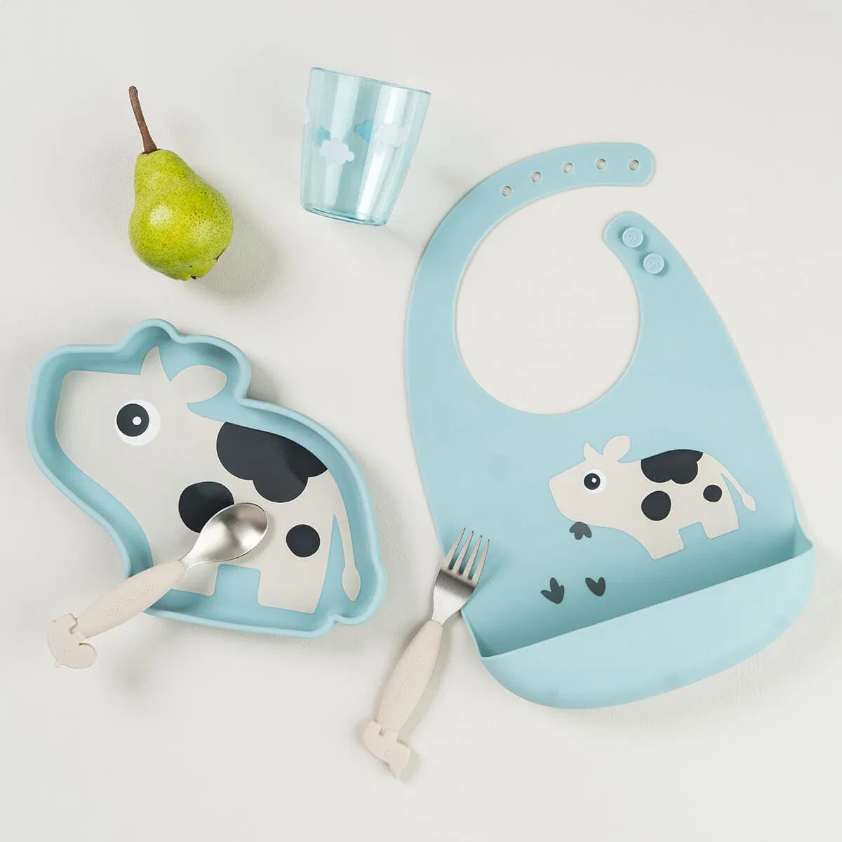 Done by Deer - Babete de Silicone Dotti Blue