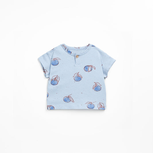 Play Up - T-shirt Estampado Frutas Azul