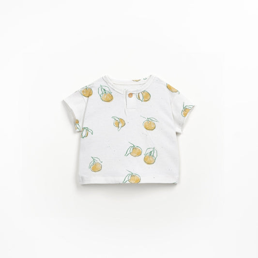 Play Up - T-shirt Estampado Frutas Branco