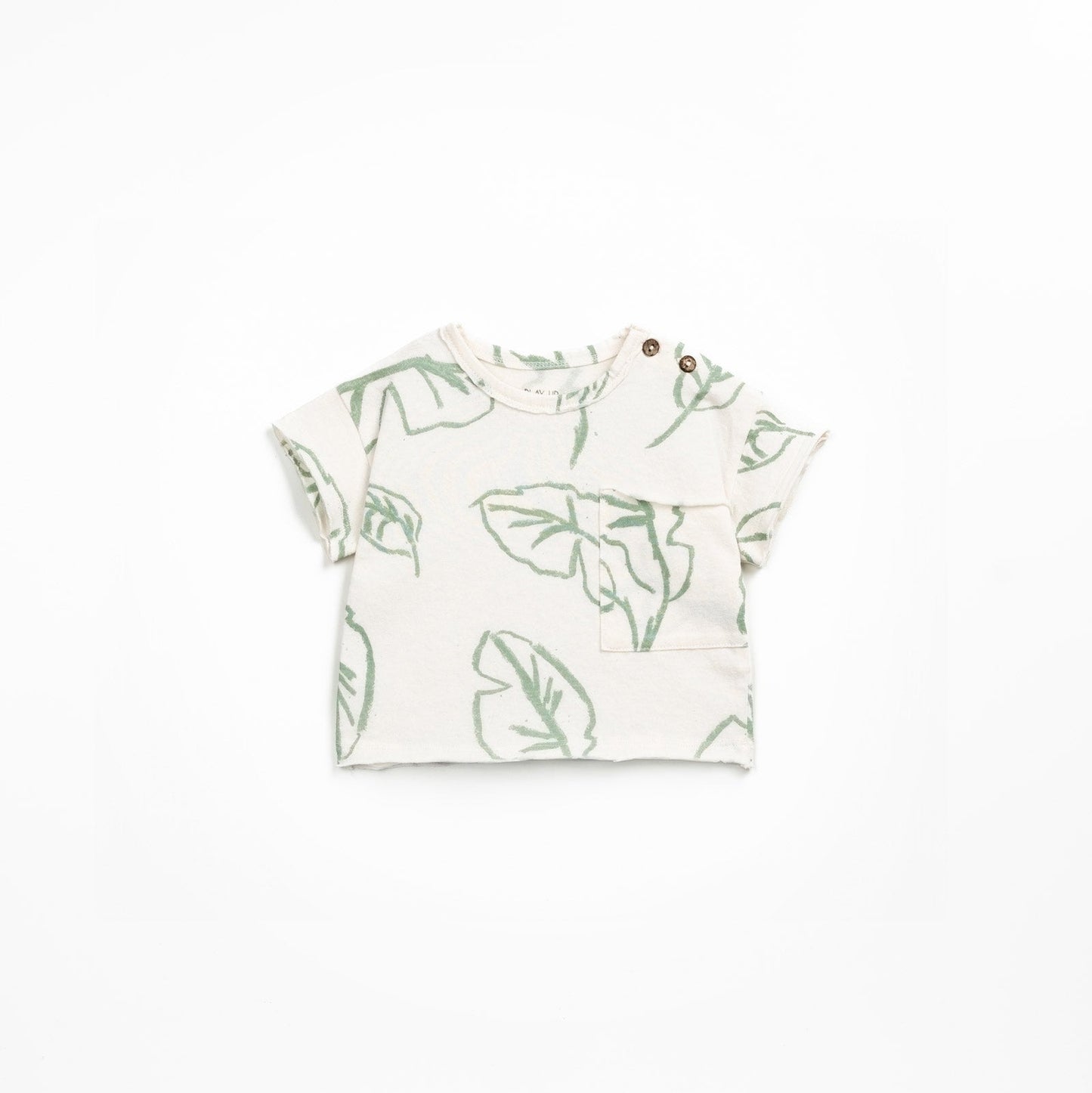 Play Up - T-shirt Estampado Folha Verde