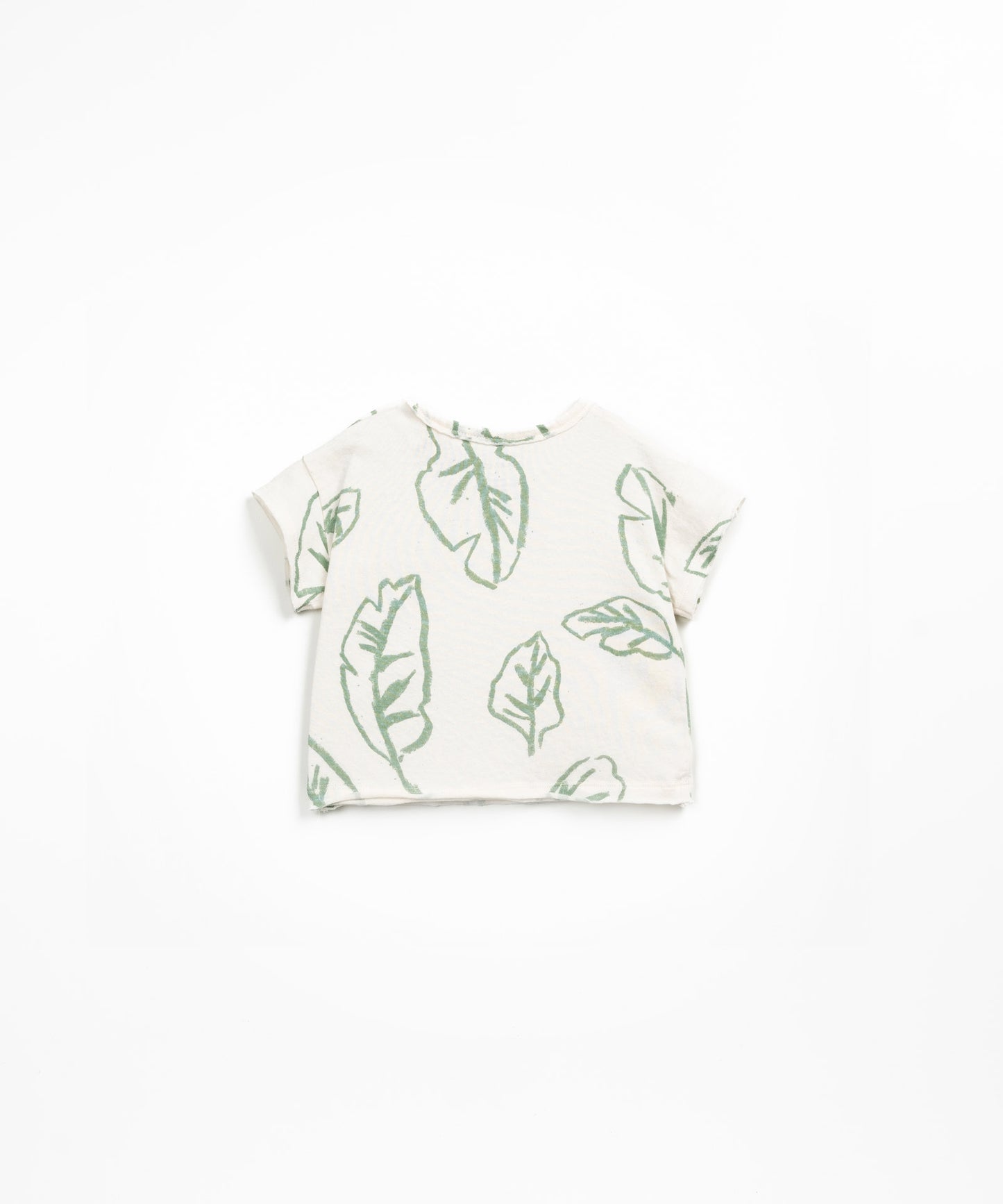 Play Up - T-shirt Estampado Folha Verde