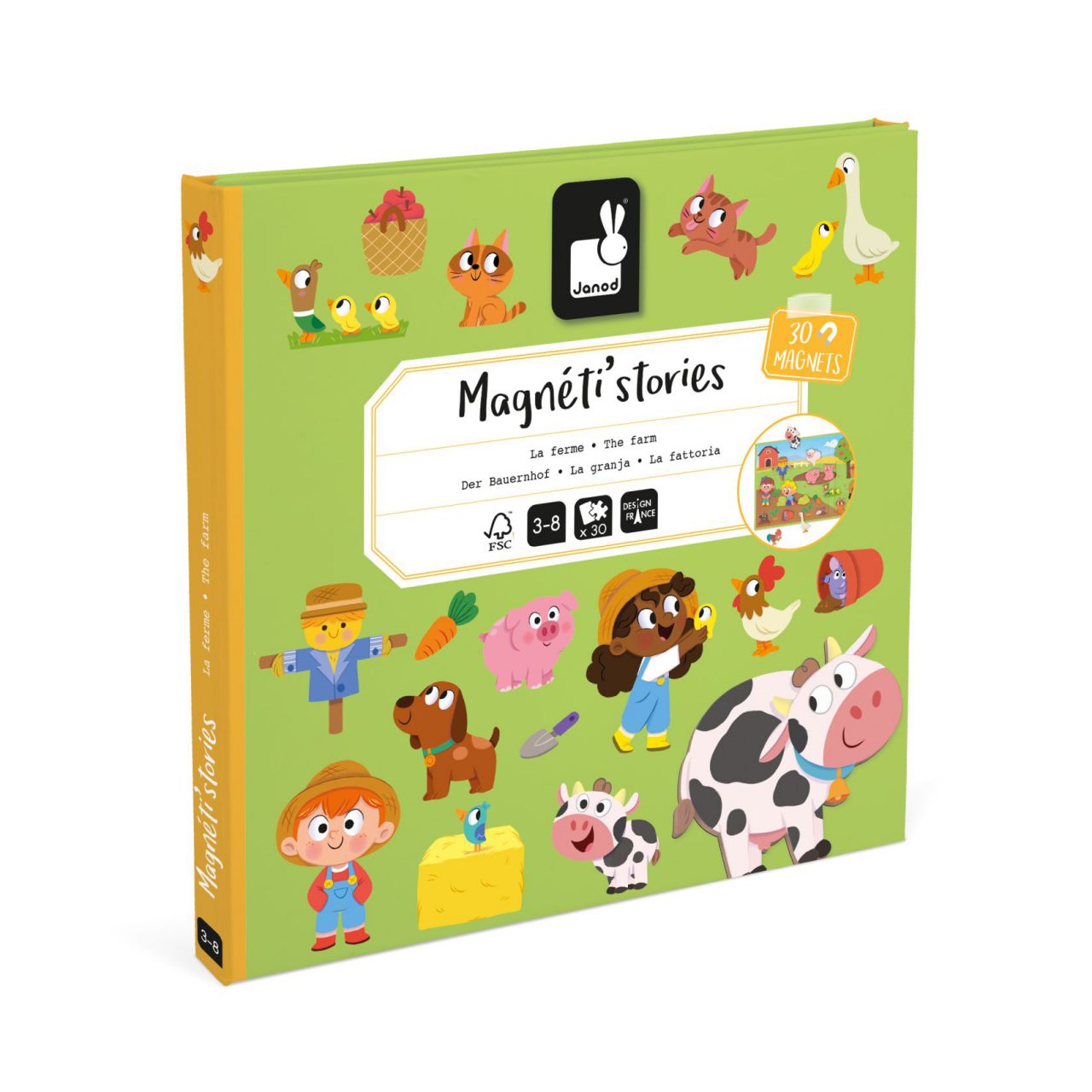 Janod - Livro Magnetic Stories: A Quinta