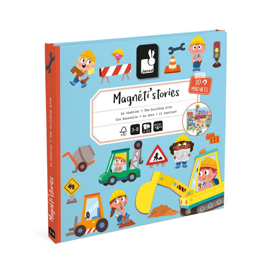 Janod - Livro Magnetic Stories: Construção