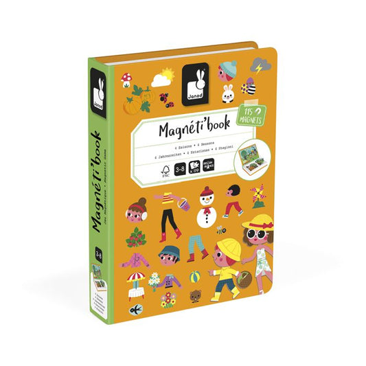 Janod - Magnetic Book: 4 Estações