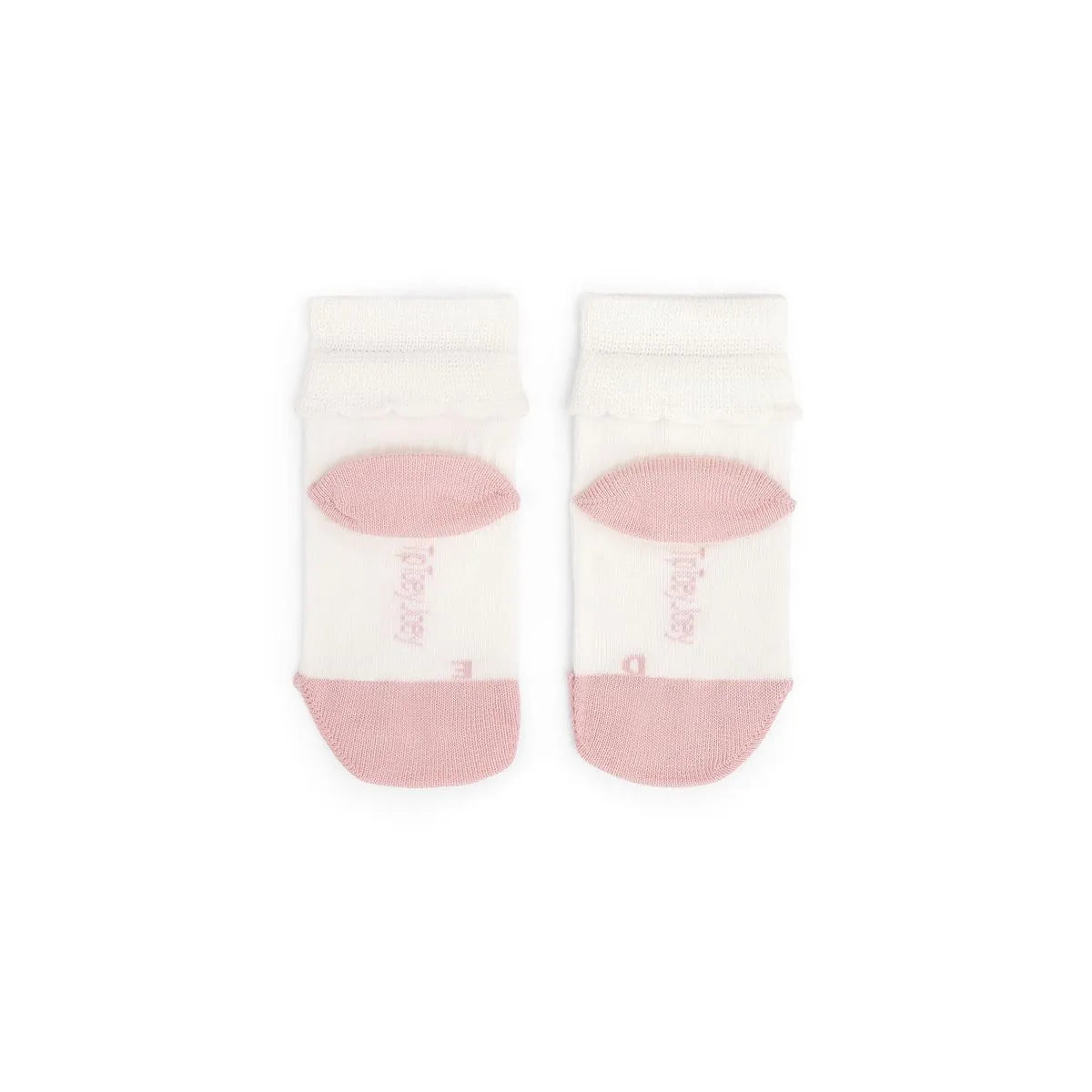 White Smile Barefoot Socks - Tip Toey Joey