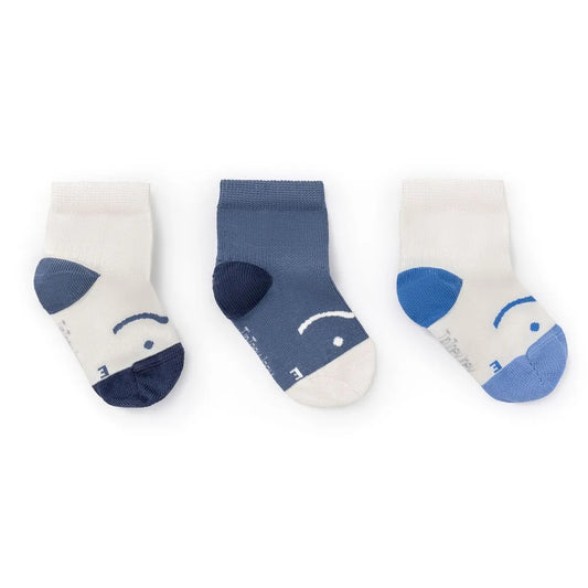 White Smile Barefoot Socks - Tip Toey Joey