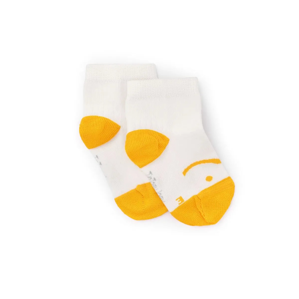 White Smile Barefoot Socks - Tip Toey Joey