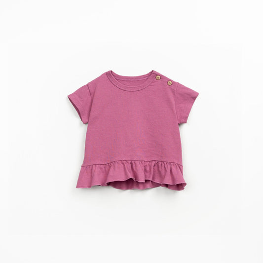 Play Up - T-shirt de algodão Rosa