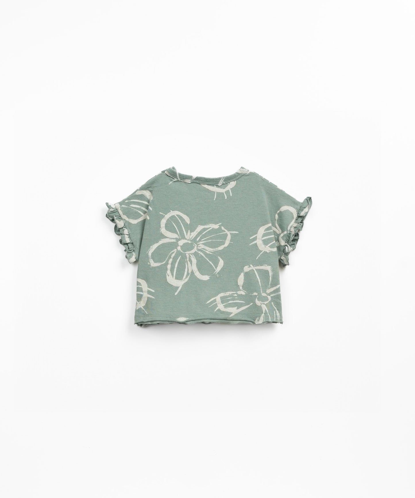 Play Up - T-Shirt Estampado Flores Verde