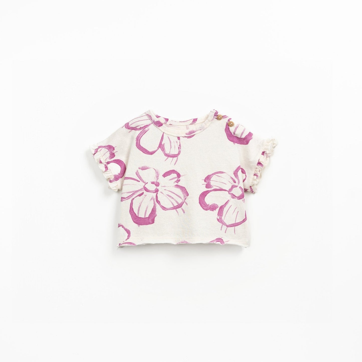 Play Up - T-Shirt Estampado Flores Rosa