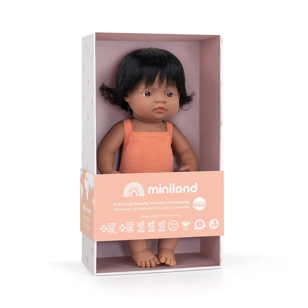 Miniland - Boneca Latinoamericana 38 cm