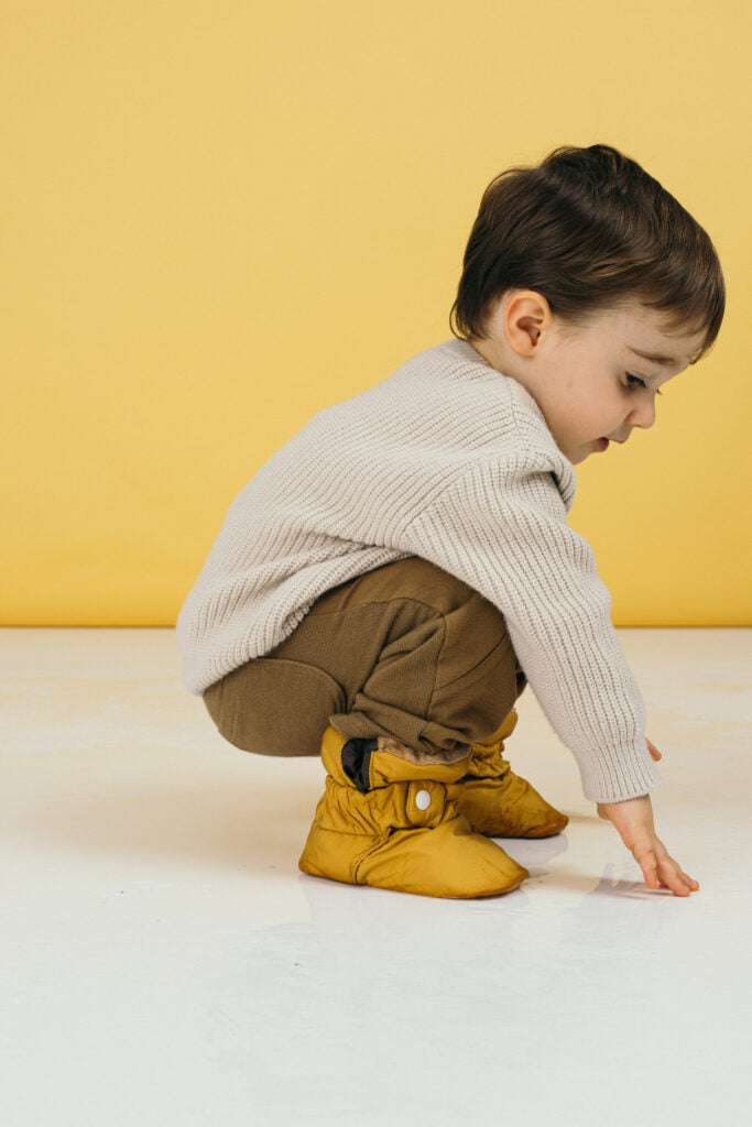 Baby Booties impermeáveis Saffron Tiramisu