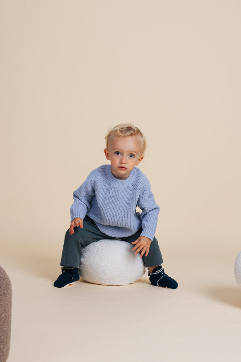 Baby Booties Fluffy Blue Cake Pop