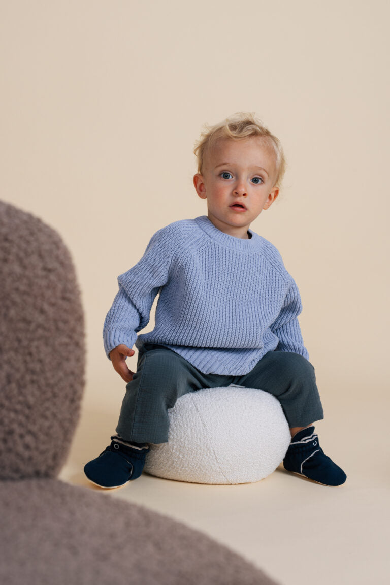 Baby Booties Fluffy Blue Cake Pop