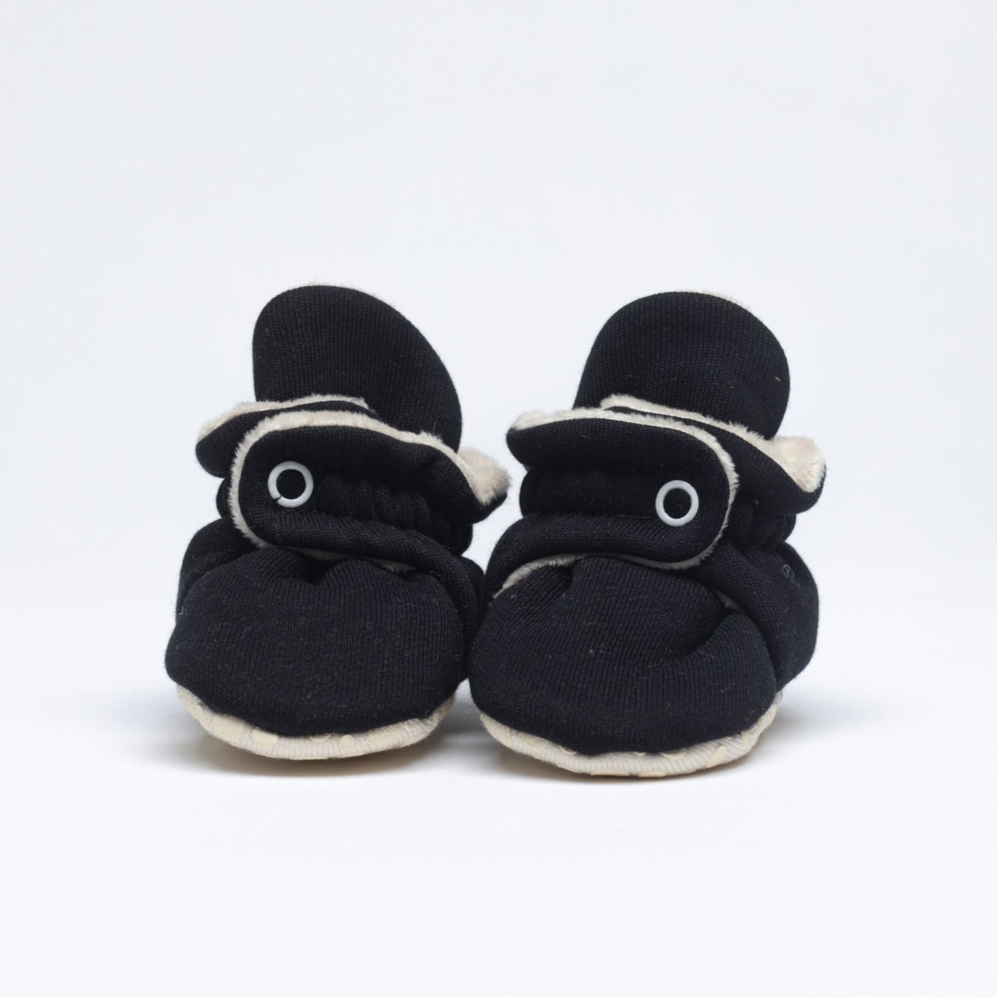 Baby Booties Fluffy Black Frosting