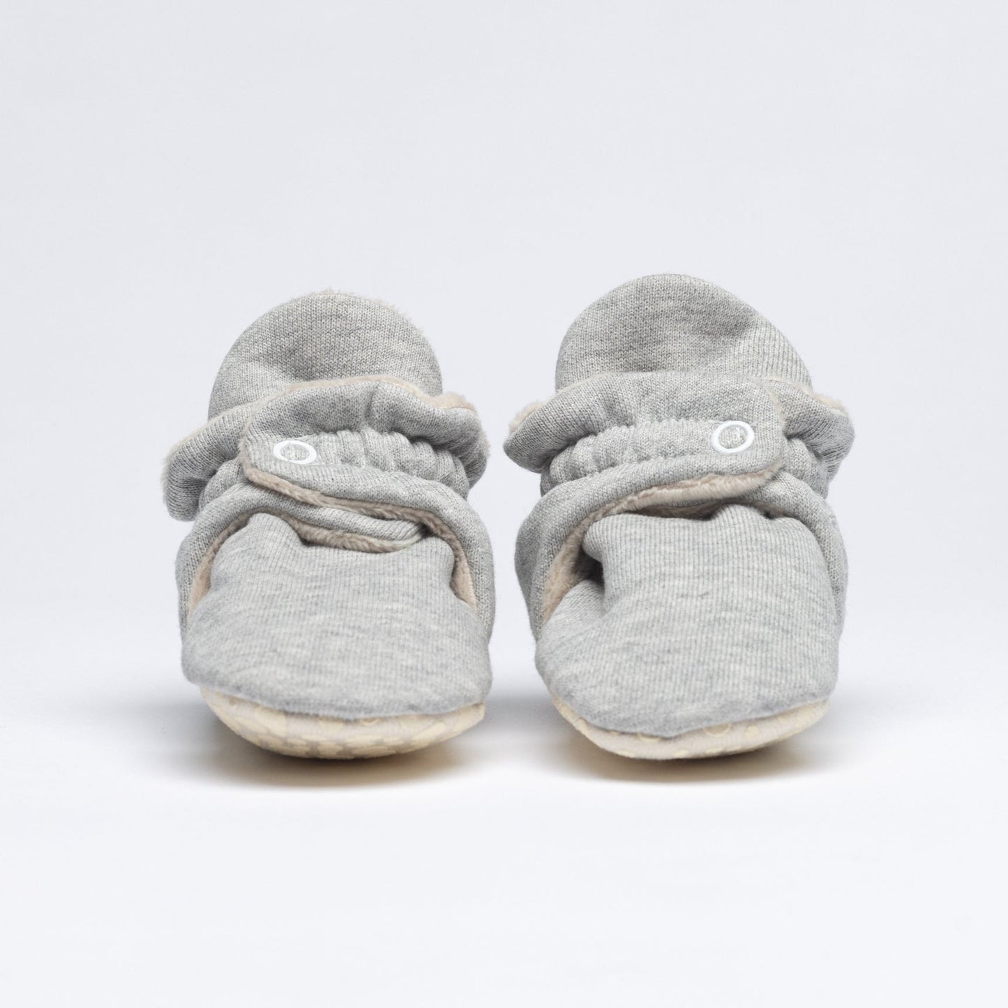 Baby Booties Fluffy Silver Pavlova