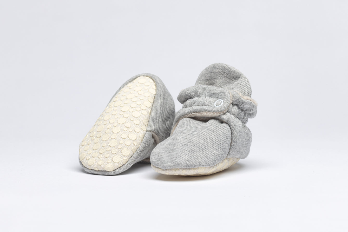 Baby Booties Fluffy Silver Pavlova