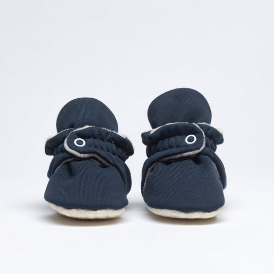 Baby Booties Black Frosting (winter) - Zás Trás for Babies