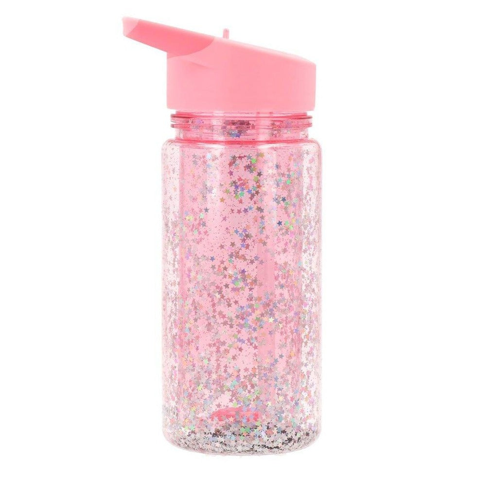 Tutete - Garrafa com palhinha Glitter Stars Gloss 340ml