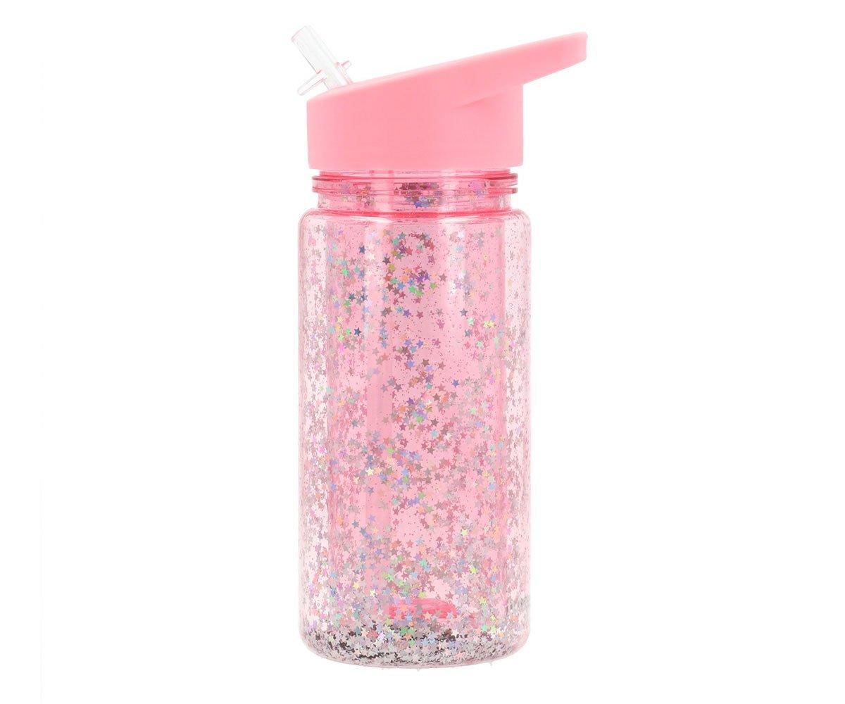 Tutete - Bottle with straw Glitter Stars Gloss 340ml