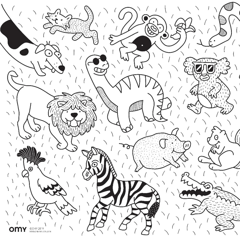 Omy - Pocket Coloring Animals