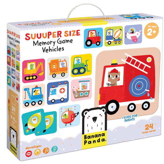 Banana Panda - Suuuper Size Memory Game Vehicles 2+