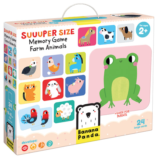 Banana Panda - Suuuper Size Memory Game Farm Animals 2+