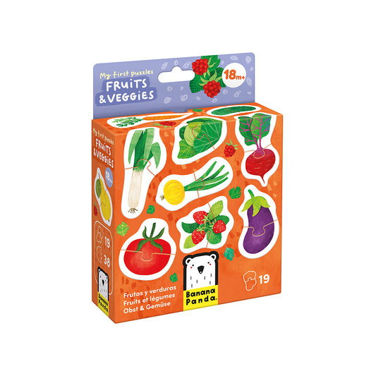 Banana Panda - My First Puzzles Fruits & Veggies 18+
