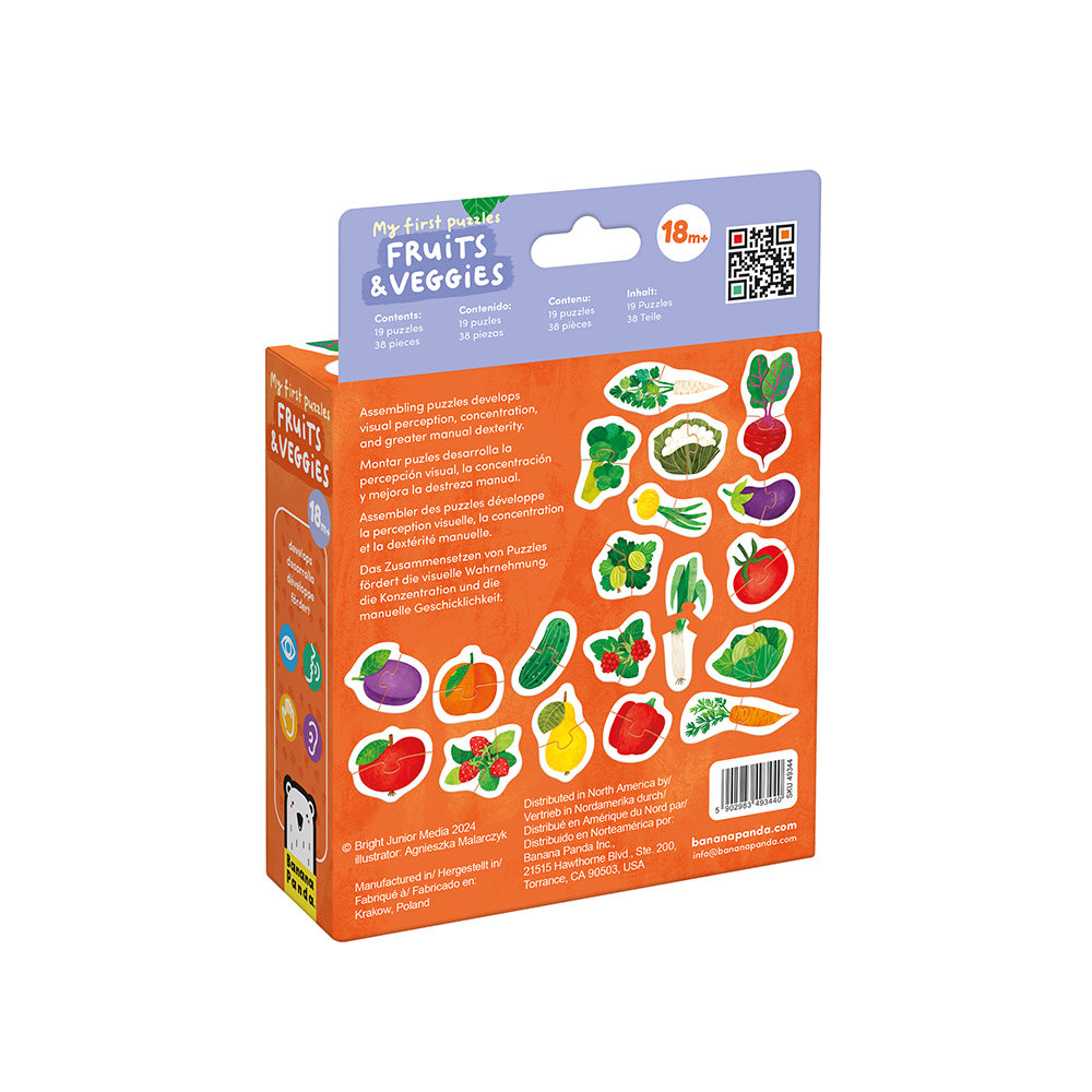 Banana Panda - My First Puzzles Fruits & Veggies 18+