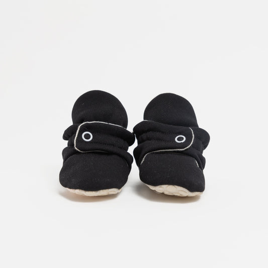 Baby Booties Black Frosting (inverno) - Zás Trás for Babies