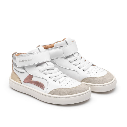 Tip Toey Joey - Ténis Landy High-top Rose Gold (run&play)