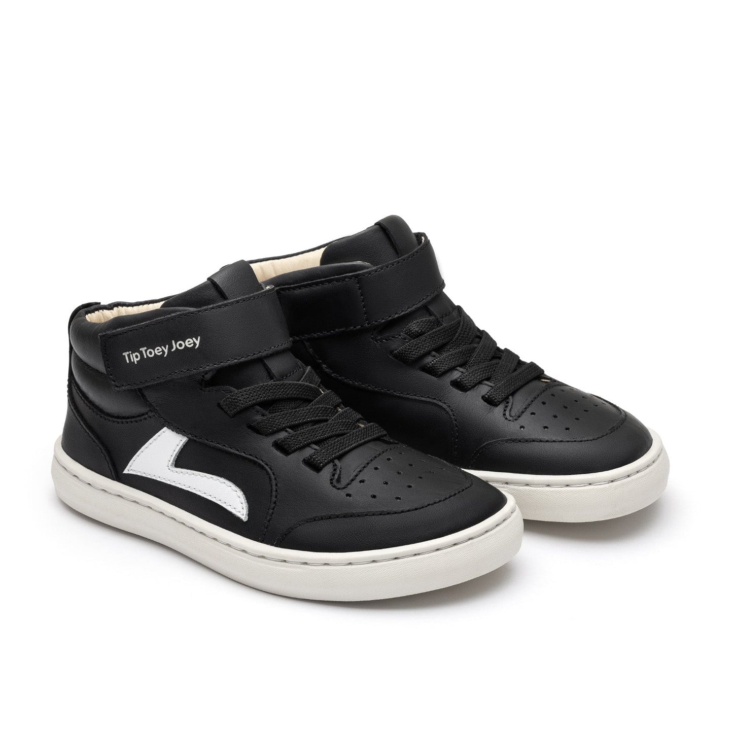 Tip Toey Joey - Ténis Landy High-top Black (run&play)