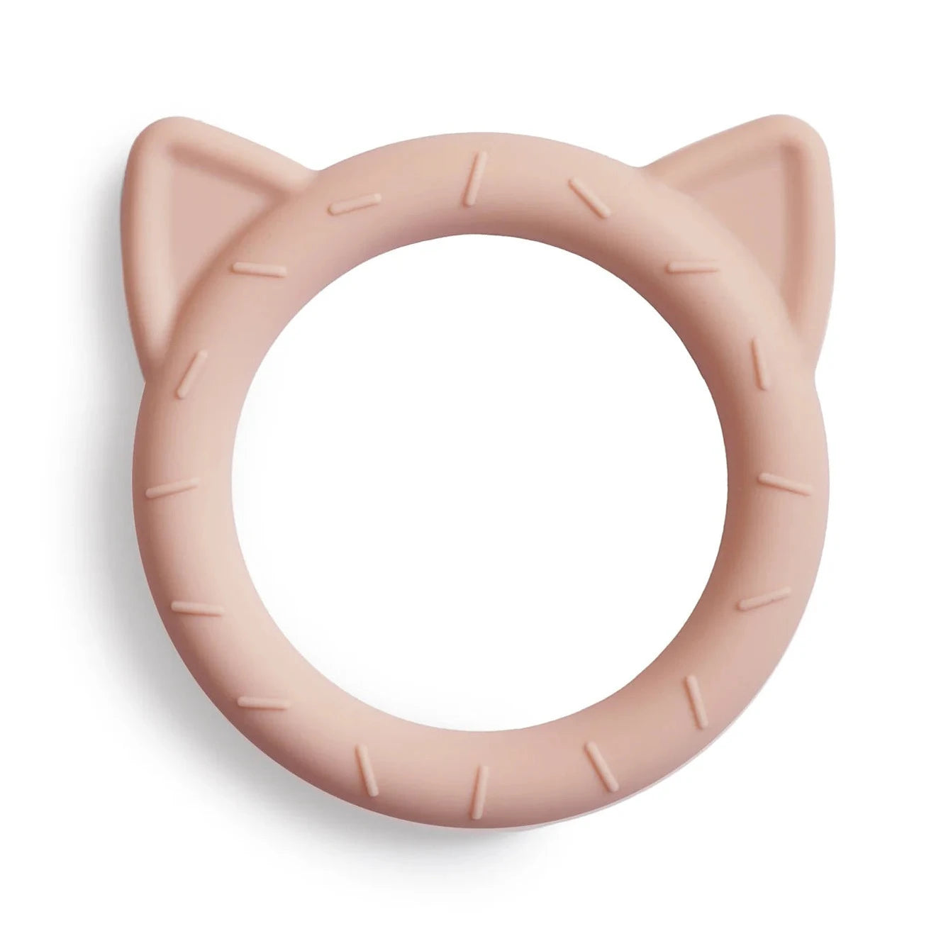 Mushie - Mordedor de silicone Cat Blush