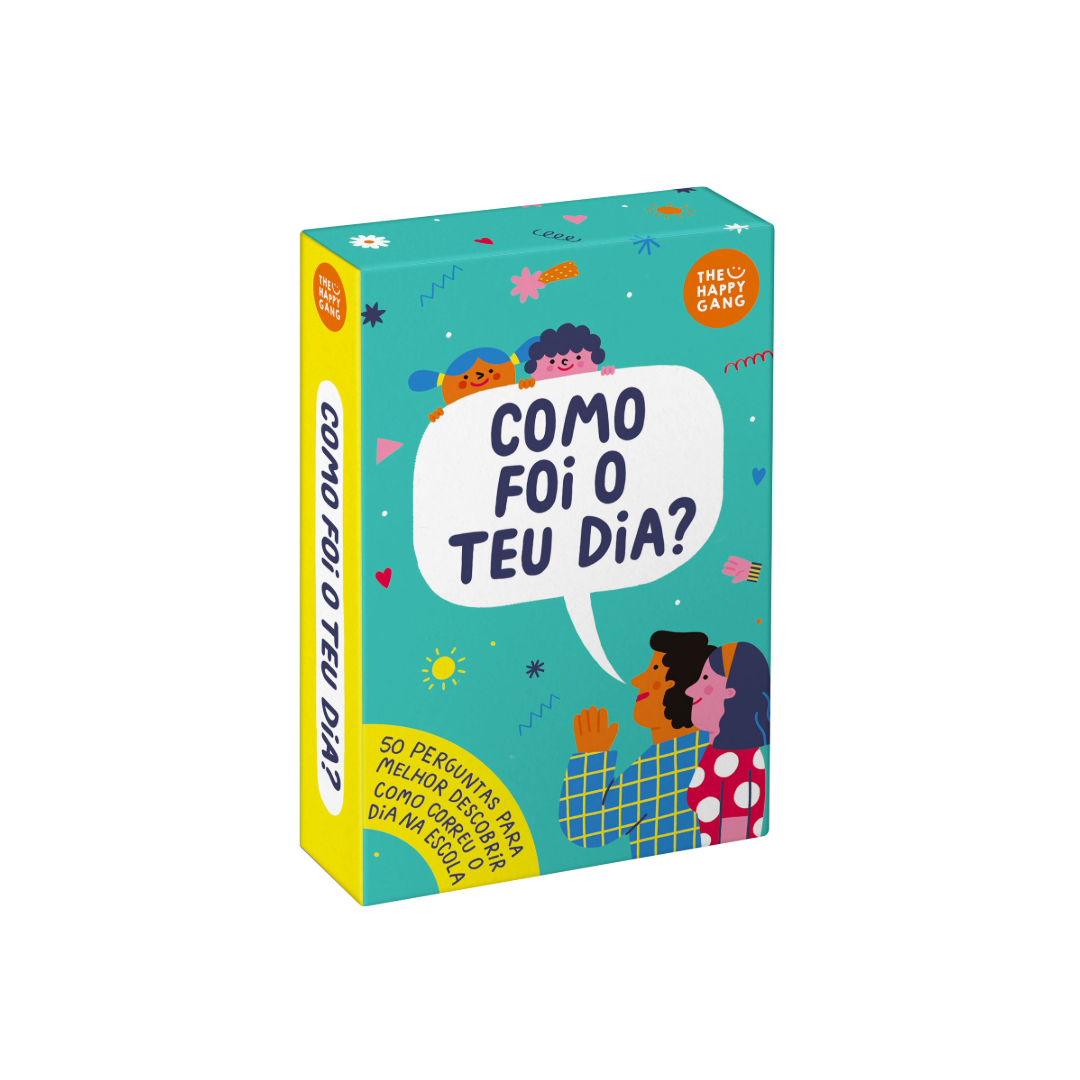 Jogo de Cartas "Como foi o teu dia?" The Happy Gang