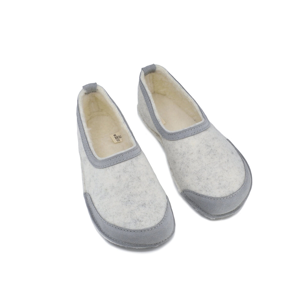 OmaKing - Pantufas barefoot Grey&White