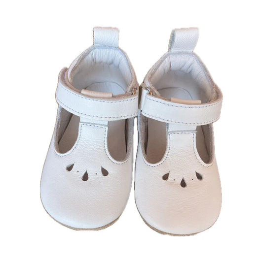 Sandálias Golfinho Branco sem sola - Bunny Barefoot