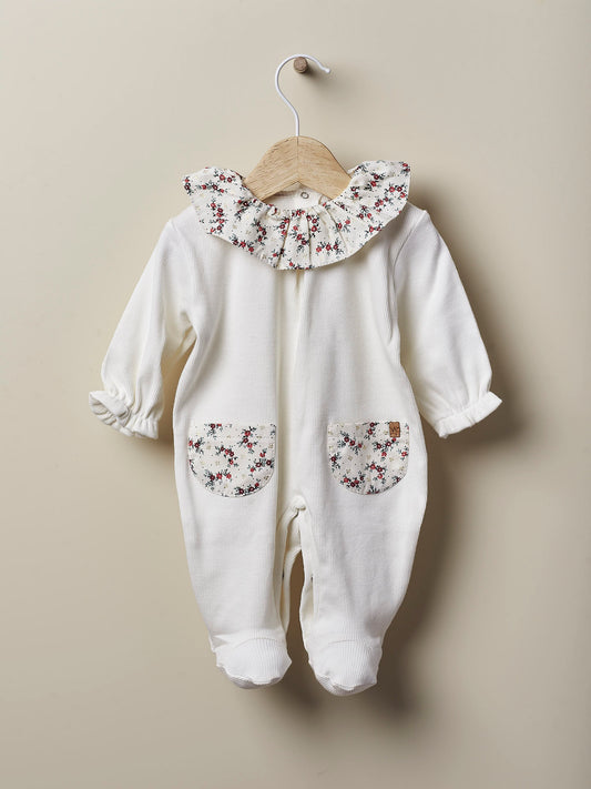 NATAL: Babygrow pijama celebração Branco - Wedoble