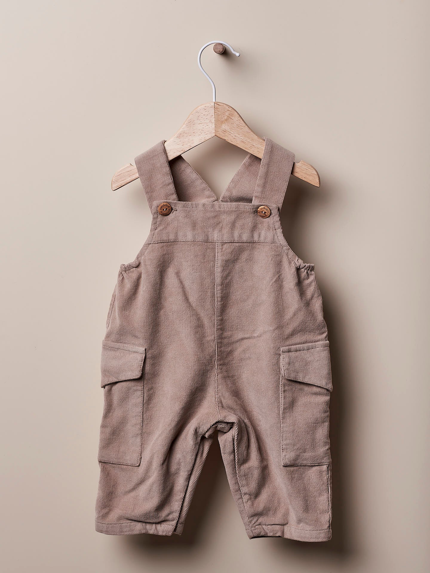 Wedoble - Brown Bombazine Dungarees