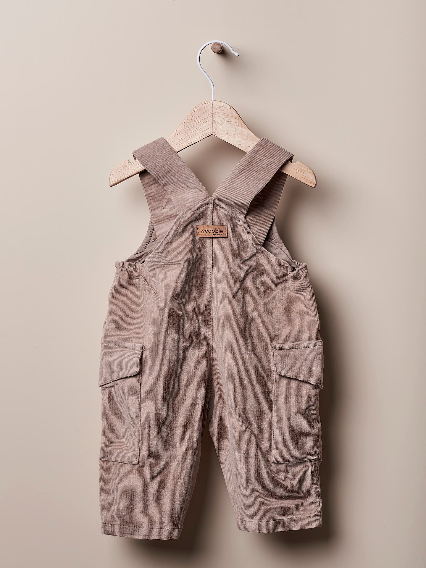 Wedoble - Brown Bombazine Dungarees