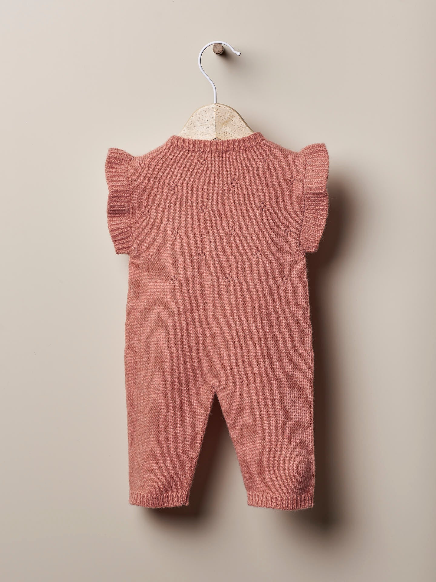 Wedoble - Coral wool knitted jumpsuit