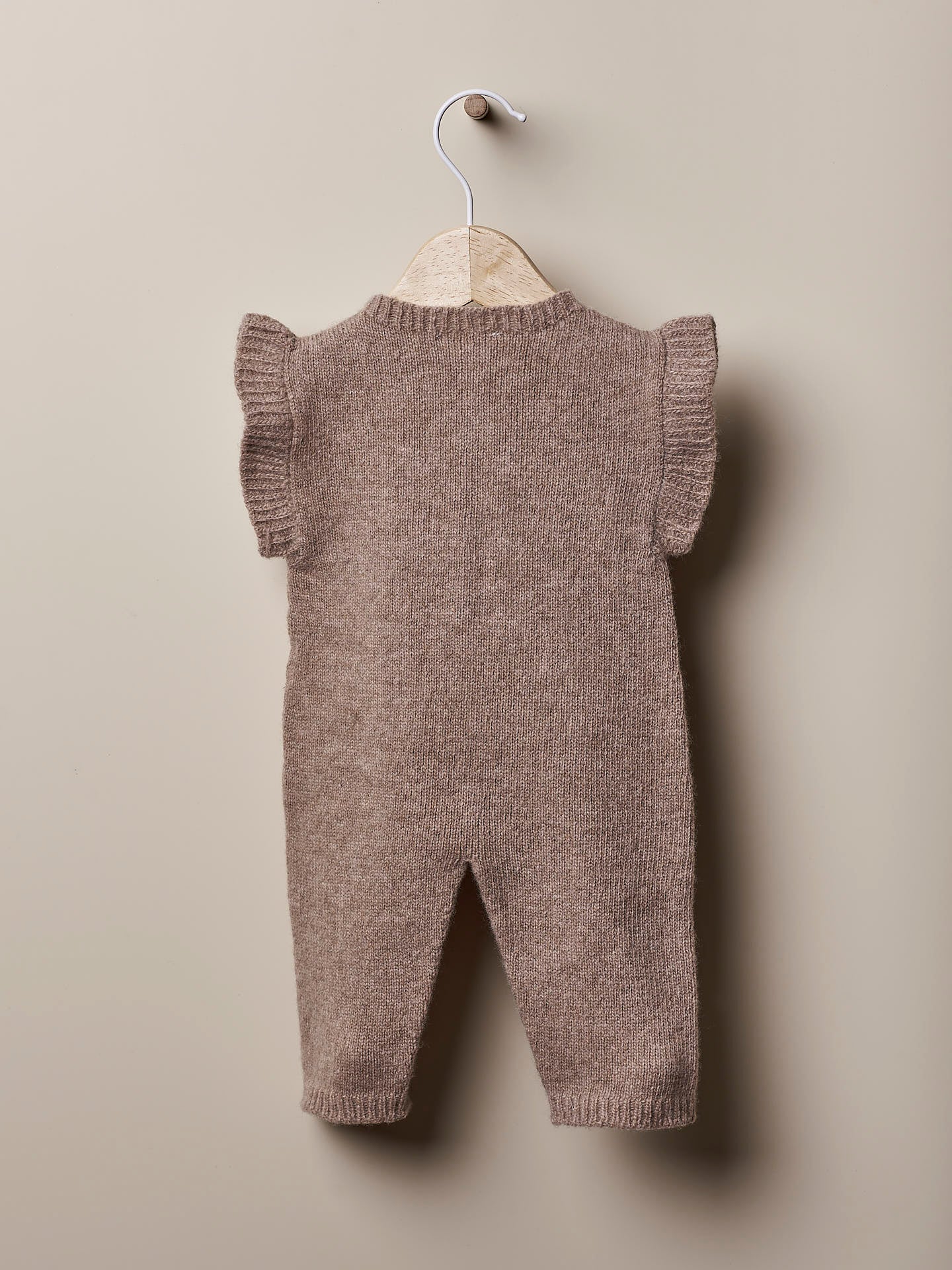 Wedoble - Brown wool knitted jumpsuit