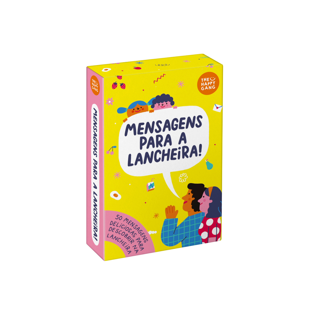 Jogo de Cartas "Mensagens para a lancheira" The Happy Gang