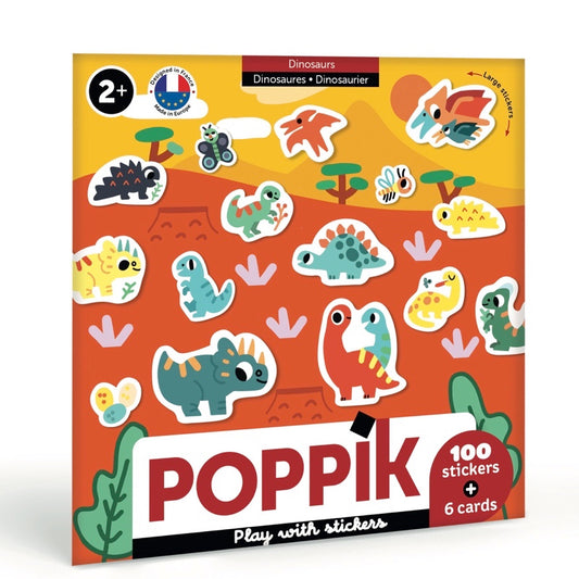 Poppik - Sticker Cards Dinosaurs