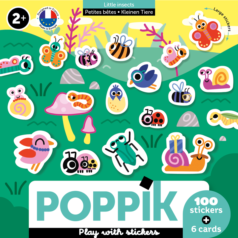 Poppik - Sticker Cards Little Insects